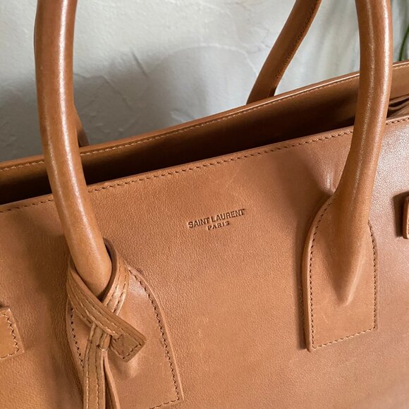 Saint Laurent Sac De Jour Small Top Handle Bag (Rare Brown) - Picture 2 of 9